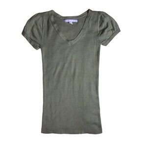 VINTAGE OLD NAVY PUFF-SLEEVE FITTED SHIRT · SIZE XS